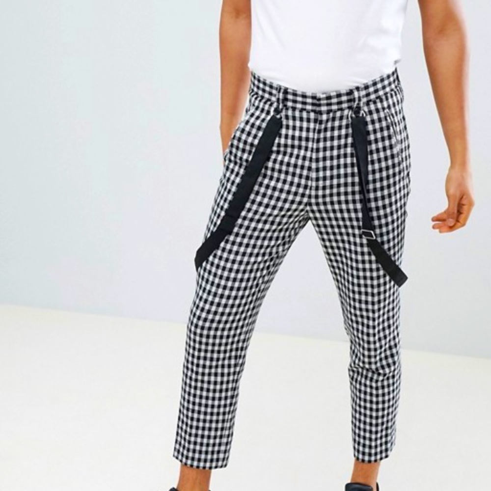 ASOS Herringbone Trousers
